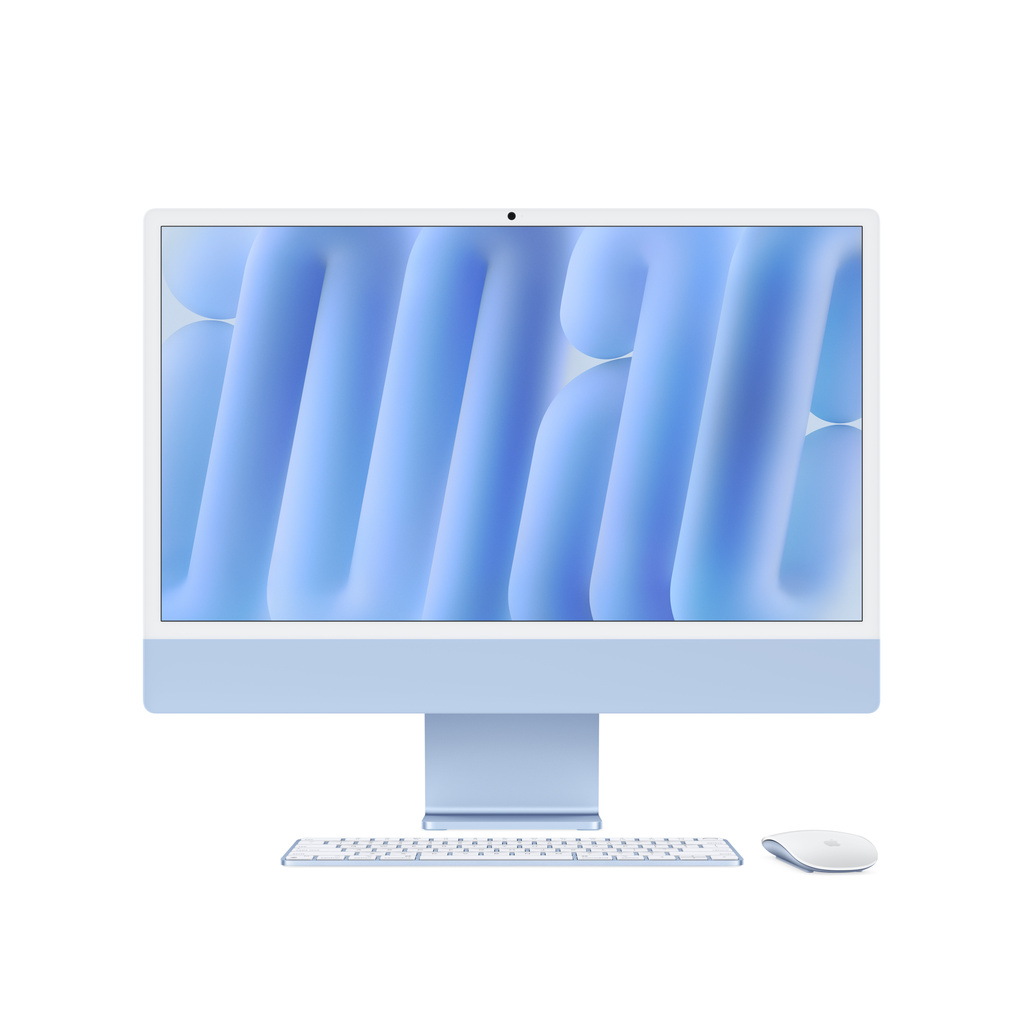 Apple 24インチiMac [整備済製品] 10コアCPUと10コアGPUを搭載したApple M4チップ、ギガビットEthernet - ブルー