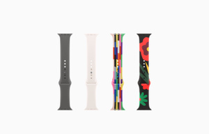 Sport Band colors: stone gray, light blush, Special Edition Pride, Special Edition Black Unity-Unity Bloom