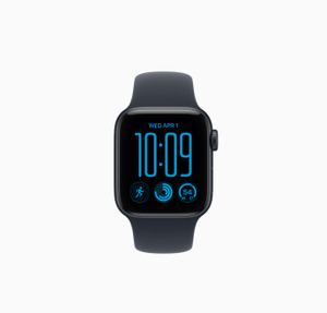 Buy Apple Watch SE 3 GPS, 40mm Midnight Aluminum Case with Black