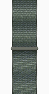 Apple Watch Series 10 GPS, 42-mm Silver Aluminium Case with Sage Sport Loop