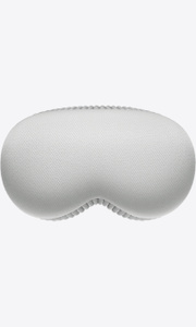 Front exterior, Apple Vision Pro Cover, woven design, light gray