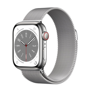 Apple Watch Series 8 GPS + Cellular, 41 mm Edelstahlgehäuse