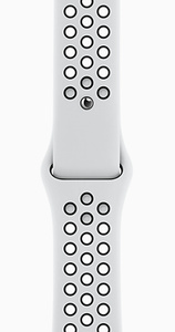 Apple Watch Series 6 Nike GPS 44mm Silver Aluminum Case with Pure Platinum/Black Nike Sport Band (MG293)