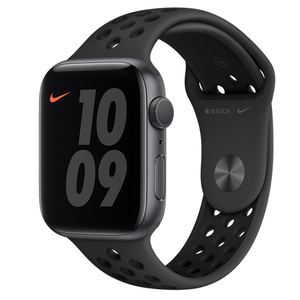 Apple Watch Nike Series 6 GPS, Cassa 44 mm in alluminio grigio siderale con  Cinturino Nike Sport antracite/nero - Regular - Apple (IT)