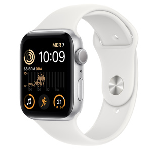 Acquista Apple Watch SE GPS, Cassa 44 mm in alluminio color argento con