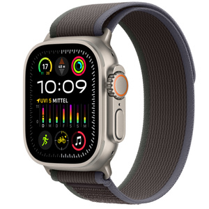 Apple Watch Ultra 2 GPS + Cellular, 49 mm Titangehäuse, Trail Loop 