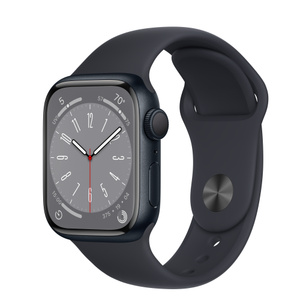 Refurbished Apple Watch Series 8 GPS, 41mm Midnight Aluminum Case 