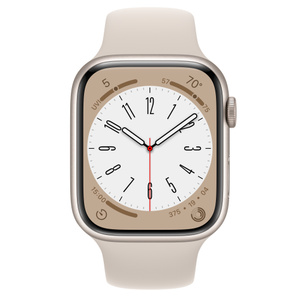 Refurbished Apple Watch Series 8 GPS, 45mm Starlight Aluminum Case 