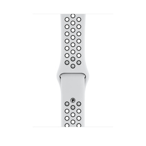 pure platinum black nike apple watch band