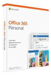 Microsoft Office 365 Personal abonnement Van 12 Maanden 1 Persoon