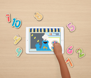 cookie monster numbers toy