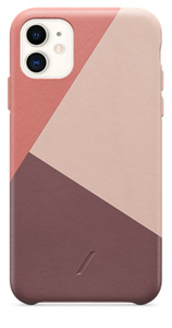 Native Union CLIC Marquetry Leder Case für iPhone 11 – Rosé - Apple (DE)