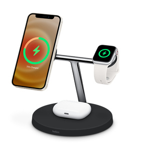 Belkin BOOST↑CHARGE PRO 3-in-1 draadloze oplader met MagSafe - Zwart -  Apple (NL)
