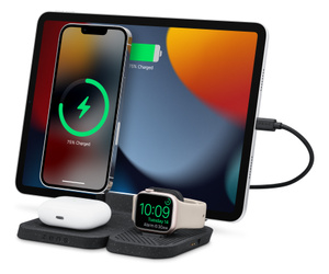 Cargador inalámbrico modular 4 en 1 de Zens con soporte de carga para iPad Apple (ES)