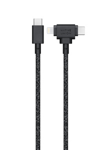Native Union Belt Cable Duo USB‑C auf Lightning und USB‑C Kabel 