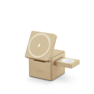 Anker 3-in-1 Cube with MagSafe - Gold - Apple (UK)