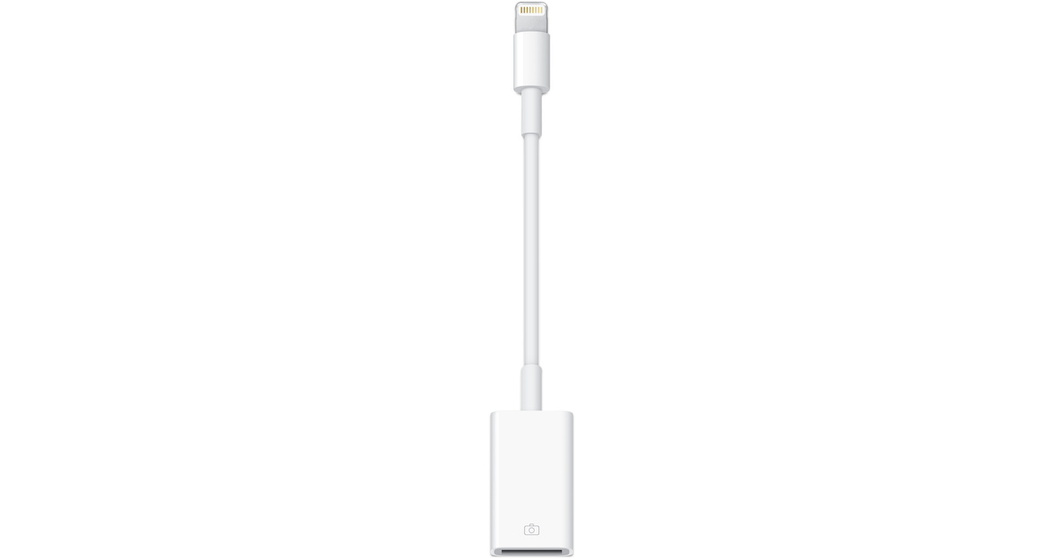 Adaptateur Lightning Apple vers lecteur de carte SD pour iPad avec écran  Retina et iPad mini - Le Zébu