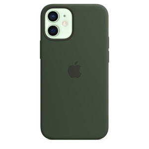 Iphone 12 Mini Silicone Case With Magsafe Cyprus Green Apple Uk