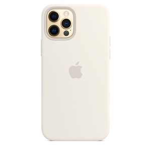 iPhone 12 | 12 Pro Silikon Case mit MagSafe - Weiß - Apple (DE)