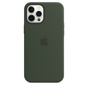 Iphone 12 Pro Max Silicone Case With Magsafe Cyprus Green Apple Uk