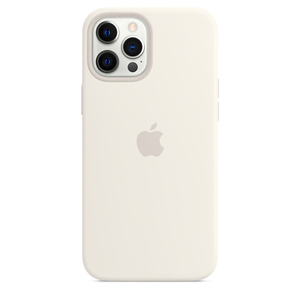 Iphone 12 Pro Max Silikon Case Mit Magsafe Weiss Apple De