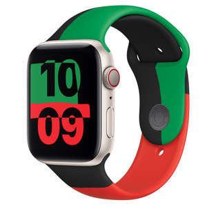 Buy Apple Watch SE GPS + Cellular, 44mm Starlight Aluminium Case with Black Unity Sport Band M