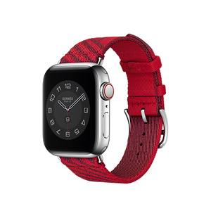 Apple Watch Hermès - 40mm Rouge de Cœur/Rouge H Jumping Single 