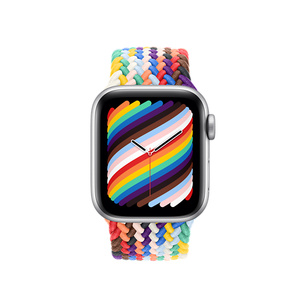 Gevlochten solobandje - Pride Edition (40 mm) - Maat 1 - Apple (NL)