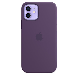 Iphone 12 12 Pro Silicone Case With Magsafe Amethyst Apple Uk