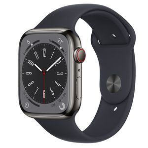 Buy Apple Watch Series GPS Cellular, 45mm Graphite Stainless Steel Case with Midnight Sport Band Regular Apple (IN) AppleWatch Series8 45mm GPS ミッドナイト
