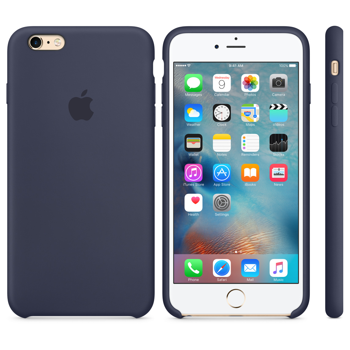 iphone 6 plus coque silicone bleu