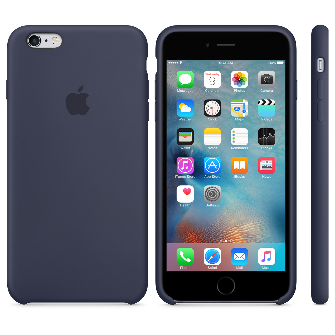 coque iphone 6 bleu nuit silicone