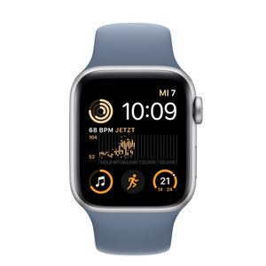 Apple Watch SE GPS + Cellular, 40 mm Aluminiumgehäuse Silber,