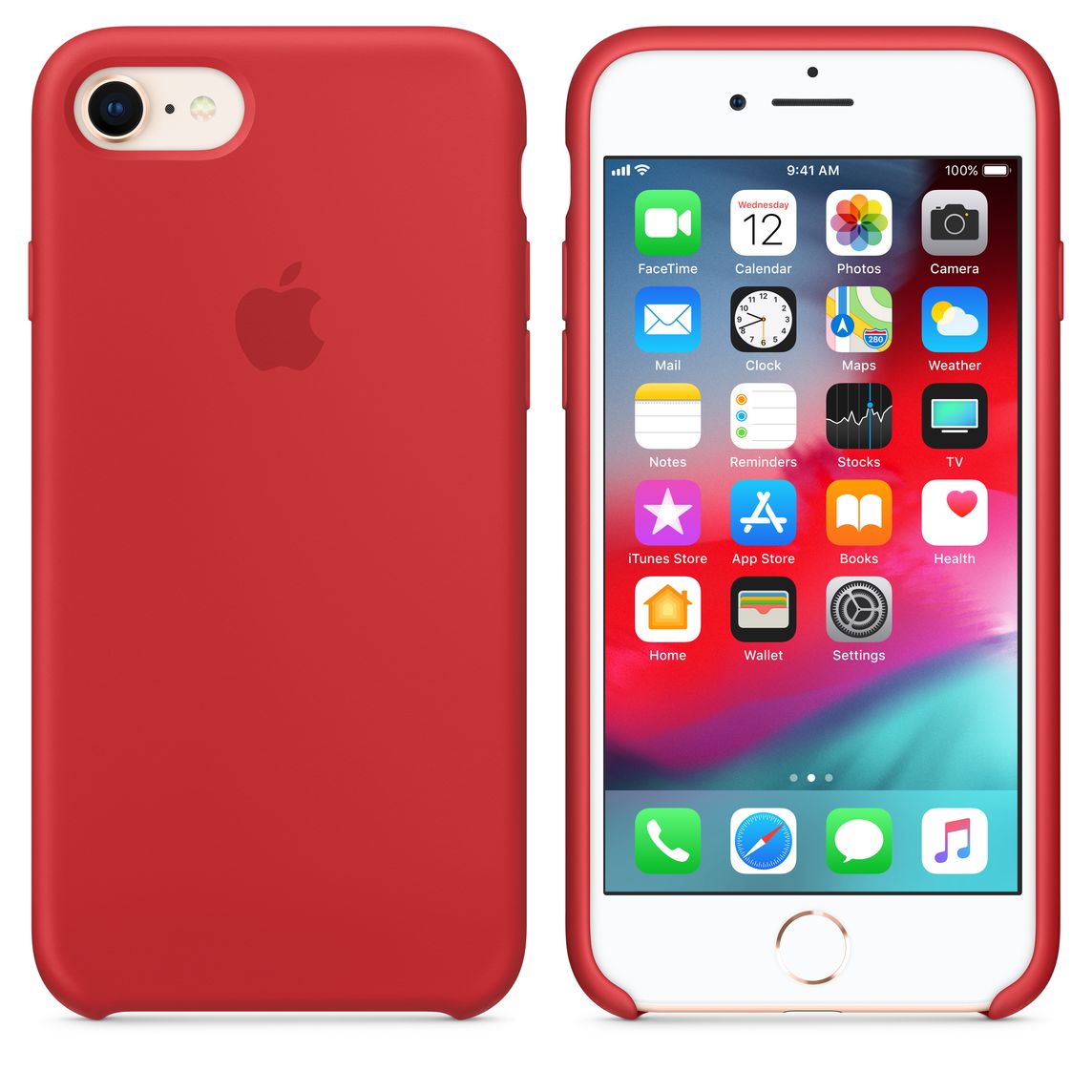 coque rouge iphone 7