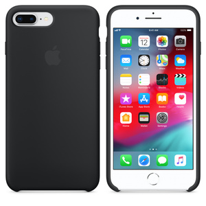 Funda De Silicona Para El Iphone 8 Plus 7 Plus Negro Apple Es
