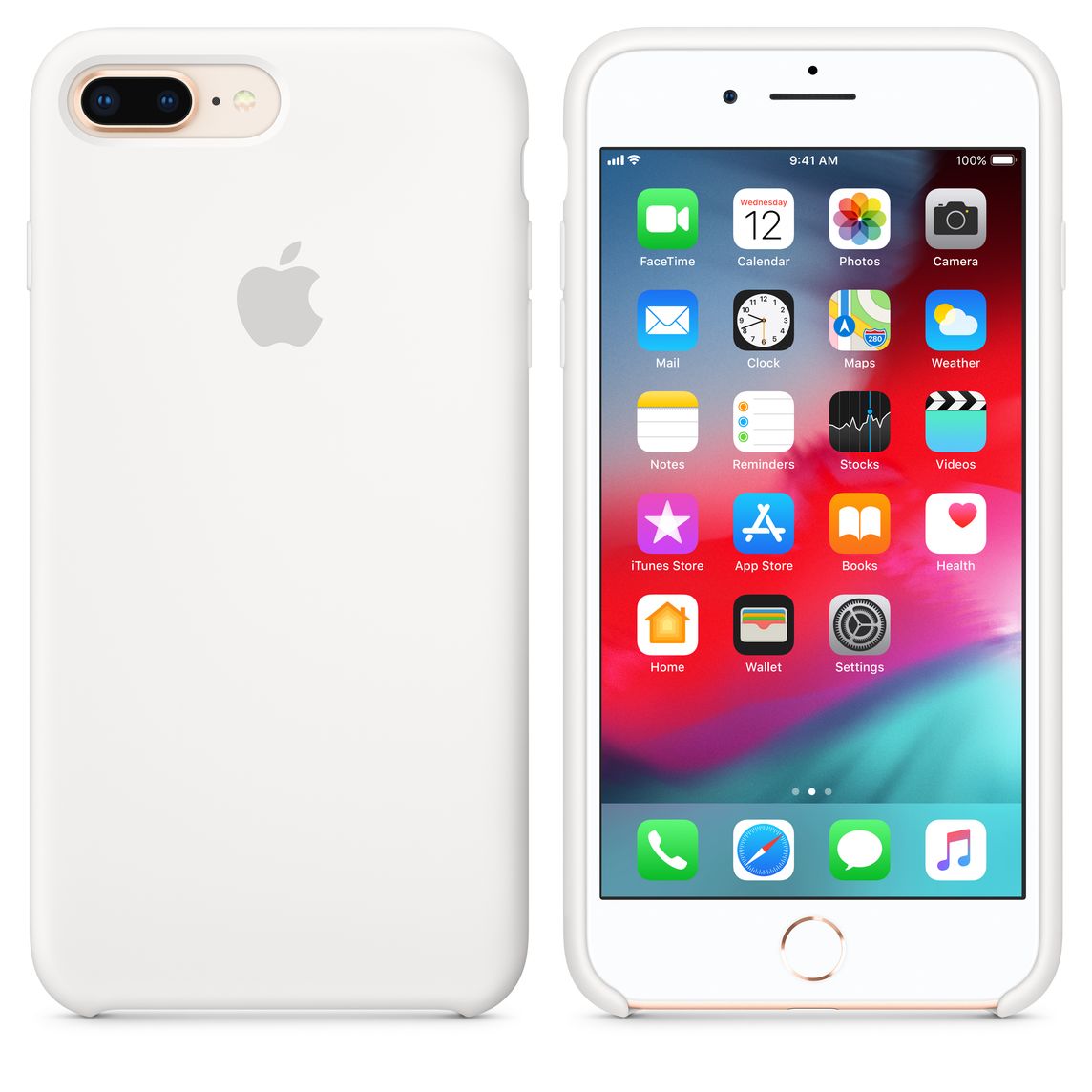 Iphone 8 Plus 7 Plus Icin Silikon Kilif Beyaz Apple Tr