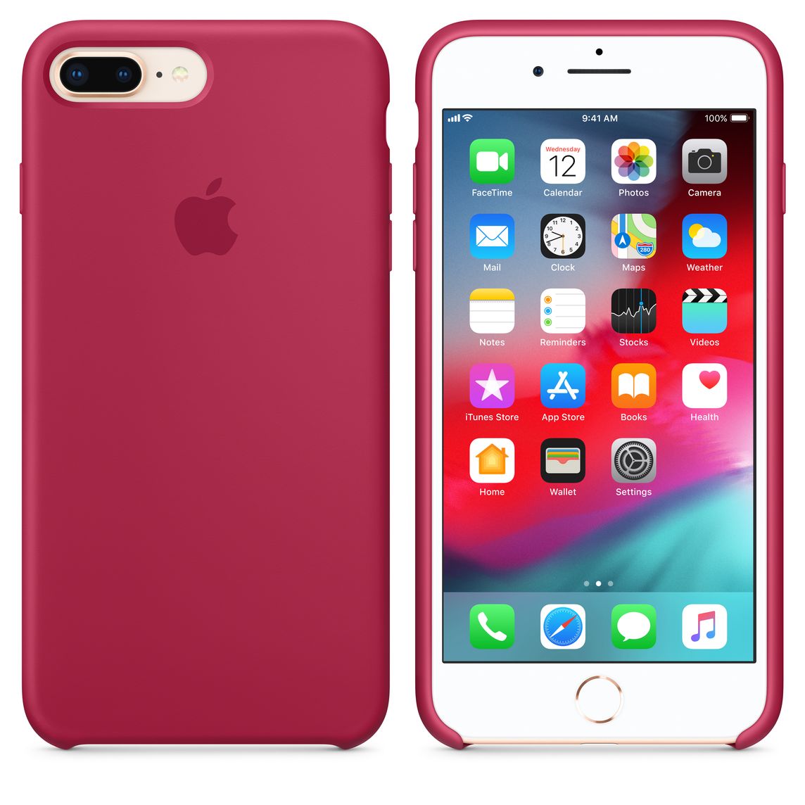 Iphone 8 Plus 7 Plus Icin Silikon Kilif Gul Kirmizisi Apple Tr