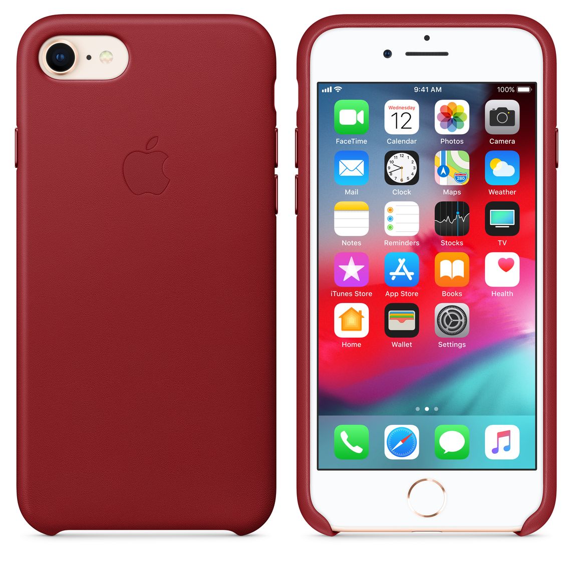 coque iphone 5 cuir rouge