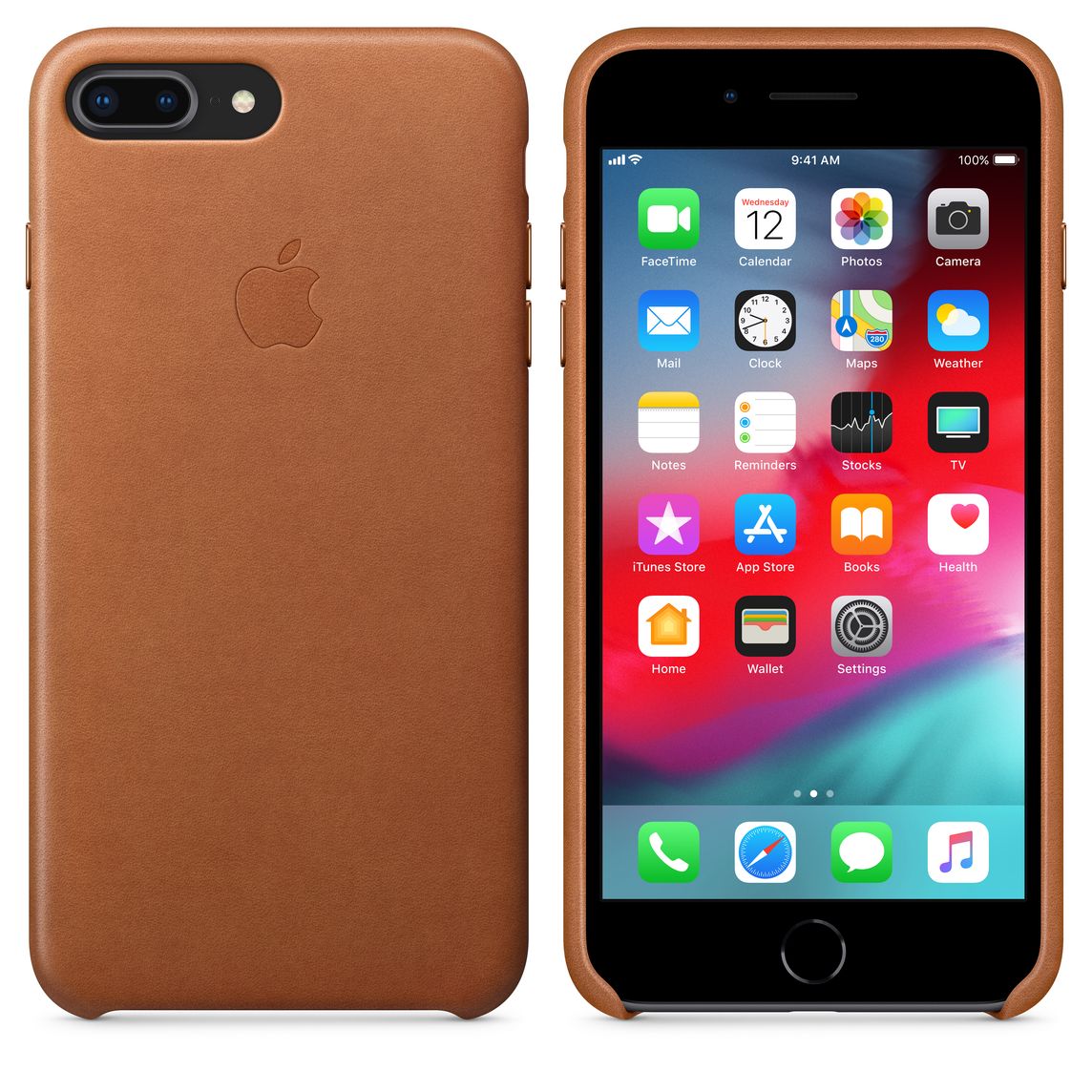 coque en cuir apple iphone 8 plus