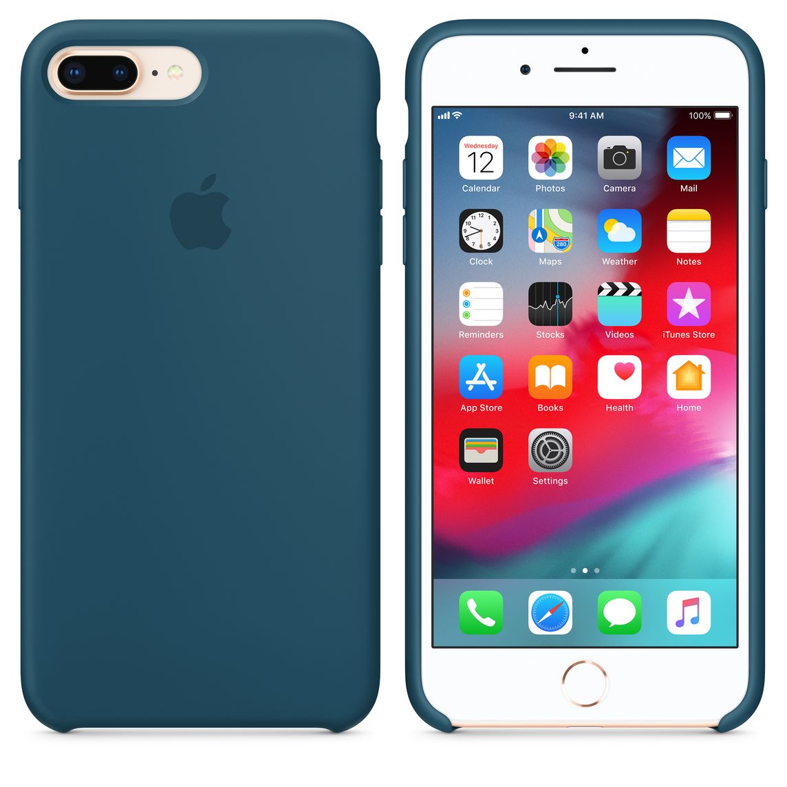 coque silicone bleu iphone 7