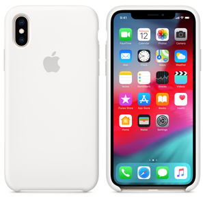 Funda De Silicona Para El Iphone Xs Blanco Apple Es