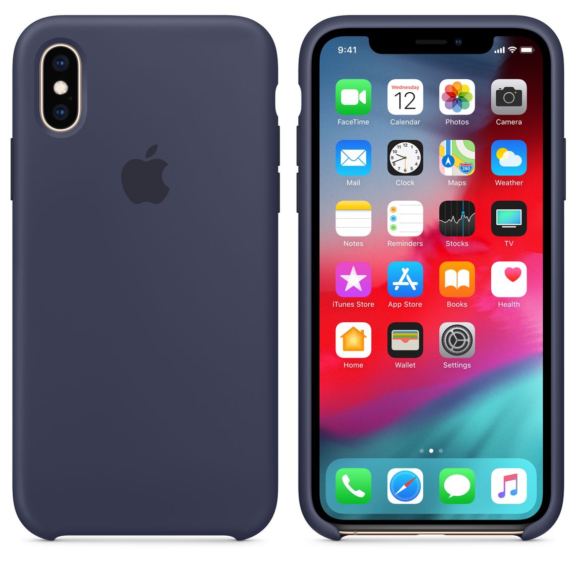 coque bleu iphone xs