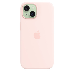 iPhone 15 Silicone Case with MagSafe - Light Pink - Apple (UK)