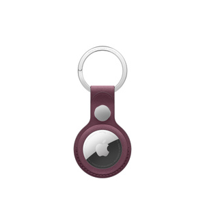 AirTag FineWoven Key Ring Mulberry Apple (UK)