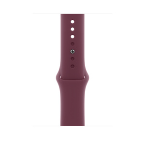 Bracelet Sport mûre (bordeaux), fluoroélastomère lisse avec système de fermeture à clou et passant