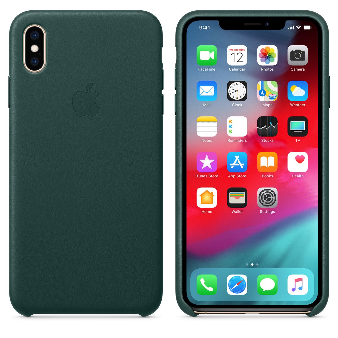 coque iphone xs vert