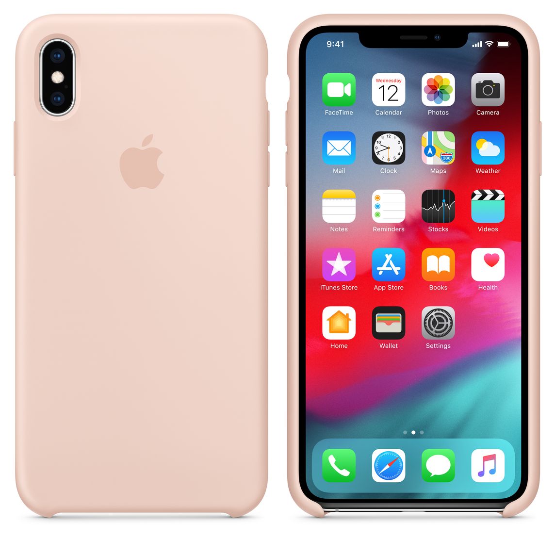 iphone xs max icin silikon kilif kum pembesi apple tr