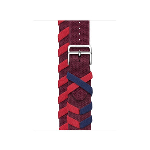 Apple Watch Hermès – 41 mm Bridon Double Tour Rouge H - Apple (DE)