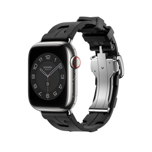 Apple Watch Hermès – 41 mm Kilim Single Tour Noir - Apple (DE) 