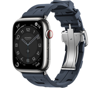apple watch hermès 45mm noir gris clair jumping single tour